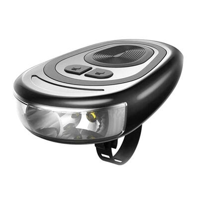 

Bicycle Bell USB Charging Bike Horn Light Headlight 120dB Horn Bell Lamp