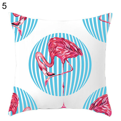 

45x45cm Flamingo Soft Throw Pillow Case Cushion Cover Sofa Bed Car Home Decor