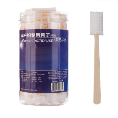 

Greensen 30pcs Disposable Soft Toothbrush Gauze Cleaning Toothbrush for Pregnant Women