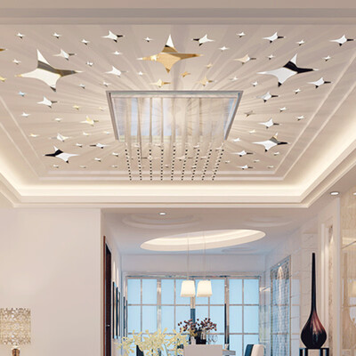 

Hot New Stars Sky Mirror Sticker Wall Ceiling Room Decal Decor Art DIY