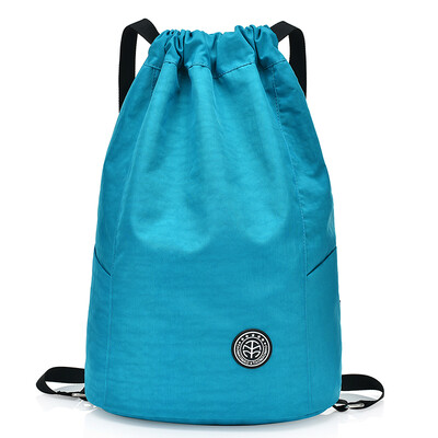 

Bundle pocket rope pulling shoulder bag men&women outdoor sports fitness bag simple folding pocket waterproof recreational