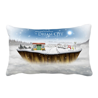 

Tailored Christmas Pillow Sofa Waist Throw Cushion Cover Home Decor A