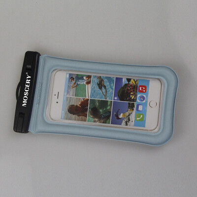 

Inflatable floating mobile phone waterproof bag