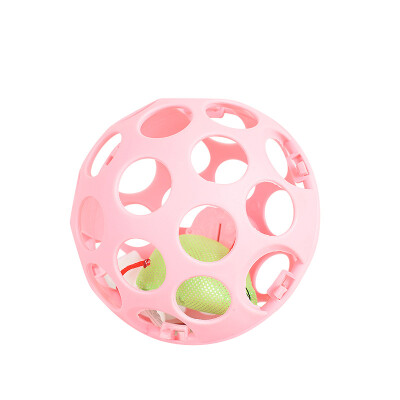 

TPR Plastic Squeaky Detachable Teaser Cat Toy Puzzle Ball Scratch Resistant Rolling Exercise Rolling Ball