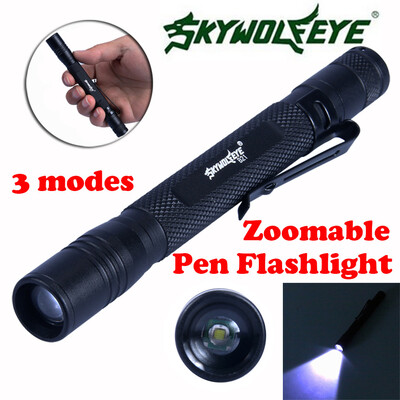 

Saidsome Mini LED Super Bright Flashlight Medical Pen Light Small Torch Lamp Zoomable Fla flashlight lamp