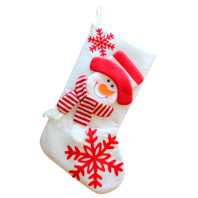 

Christmas Stockings Cute Candy Gift Bag Novelty Snowman Christmas Decoration Candy Gift Bag Christmas Gifts 2019