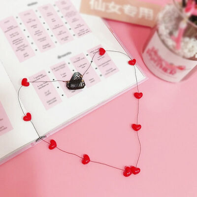 

Pearl beaded invisible hair clips braided love hair rope fairy hairpin wig piece girl heartq1