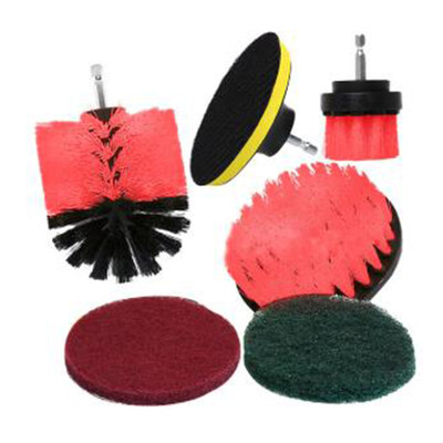 

6pcsset Electric Drill Brush Power Scrubber Cleaning Brush Tub Cleaner Tool