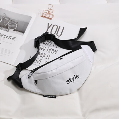 

Ins chest bag female diagonal cross wild bag female 2019 new wave fashion personality pockets Korean casual small bag