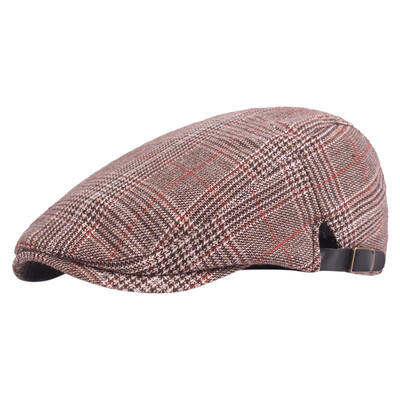 

Tailored Men Women Peaky Blinder Hat Baker Boy Hat Cap Peaky Newsboy Herringbone Flat Cap