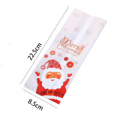 

New Hot Christmas Long Transparent Self-adhesive Seal OPP DIY Gift&Candy Packaging Bags Cookie Finger Biscuits Baking Bags