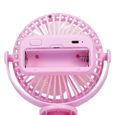 

USB Mini Fan Desk Cooler Fan with Clamp Quiet Rechargeable Battery USB Charging Blue