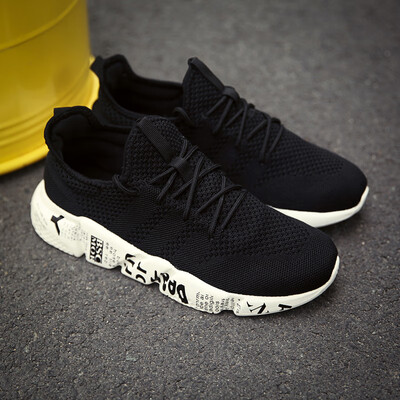 

Happy summer new trend mens shoes Korean students low to help wild sports shoes breathable canvas shoes