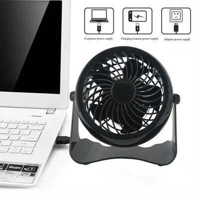 

Siaonvr Mini USB Desk Fan Small Quiet Personal Cooler USB Powered Portable Table Fan