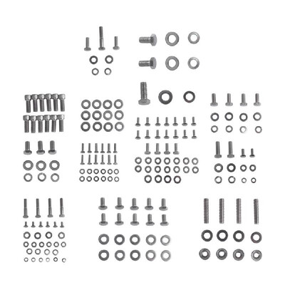 

Small Engine Hex Bolt Kit Stainless Steel for Chevy SBC 265 283 305 307 327 350 400