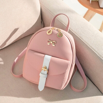 

Tailored Fashion Lady Shoulders Small Backpack Letter Purse Mobile Phone Messenger Bag