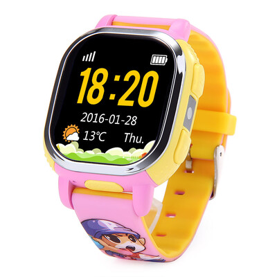 

European Version Tencent PQ708 QQWatch 2G GSM IP65 Water-reisitant Kids Smart Watch Phone Mini GPS LBS locator Tracker 122 Inches