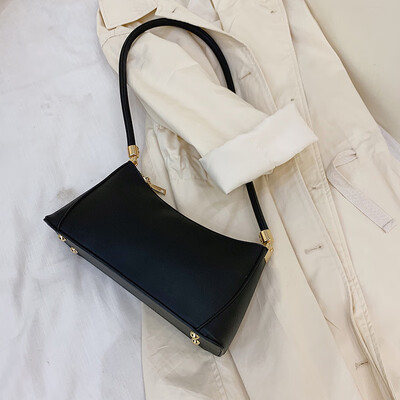 

On the new texture bag women 2019 new Korean fashion Joker foreign casual shoulder shell bag