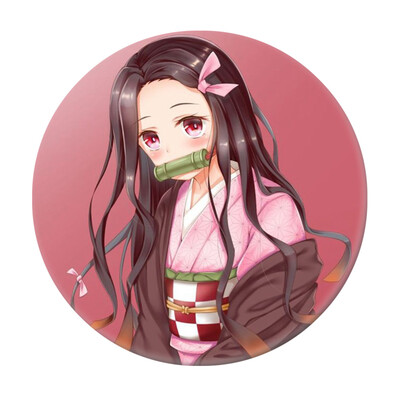 

zhongjiany Anime Demon Slayer Kimetsu no Yaiba Kamado Tanjirou Pin Button Brooch Badge