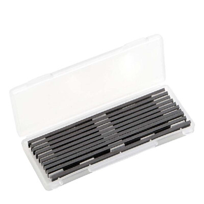 

10Pcs Reversible Metal Planer Blades 82mm 55mm for Cutting Soft Hard Woods Ply-wood Board Mayitr Woodworking Tool