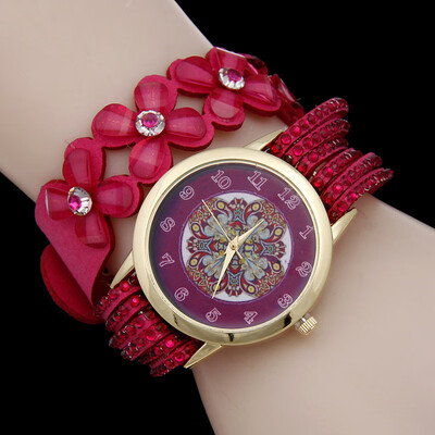 

New trend fashion ladies winding watch acrylic