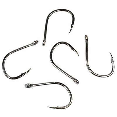 

500PCSSET 10 Grids Mixed Size 3 - 12 Circle High Carbon Steel Fish Hook