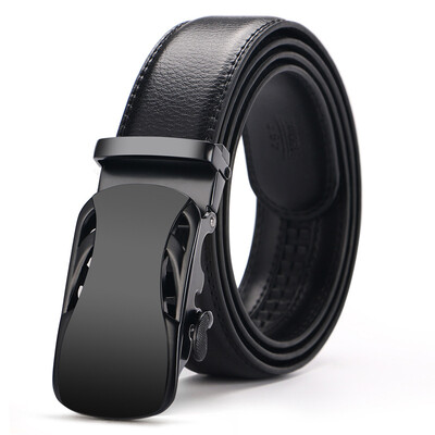 

New Arrival Genuine Leather Belts For Men Automatic Male Belts high quality automatic buckle belts silver gold