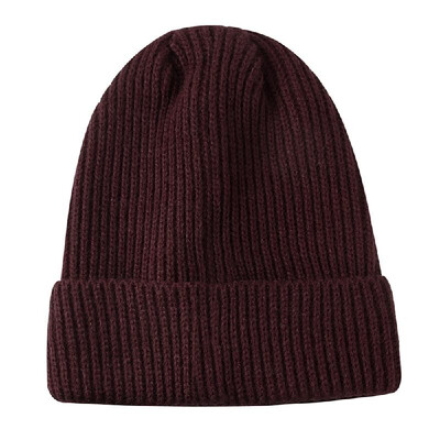 

Outdoor Knitted Vertical Striped Wool Hat Unisex Retro Trawler Winter Beanie Hat Cap Baseball Cap