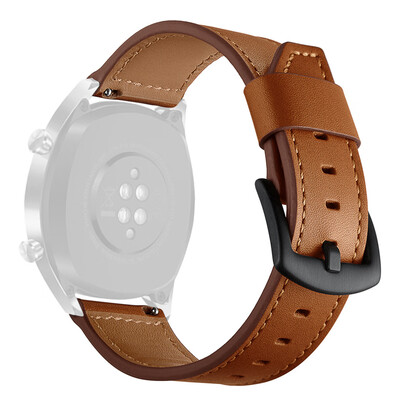 

〖Follure〗Cusp Shape Replacement Leather Watch Band Wrist Strap For Huawei Watch GT 22MM