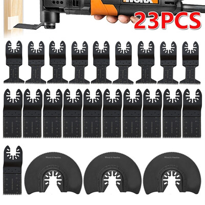 

2310Pcs High Carbon Steel Coarse Cutter Saw Blades Wood Mix Oscillating Multitool for Multimaster Rockwell Fein Bosch