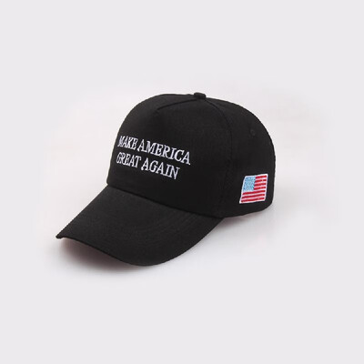 

Make America Great Again Adjustable Baseball Cap with Embroidery Unisex Flag Cotton Hats Letter Sport Gorras Casquette White With