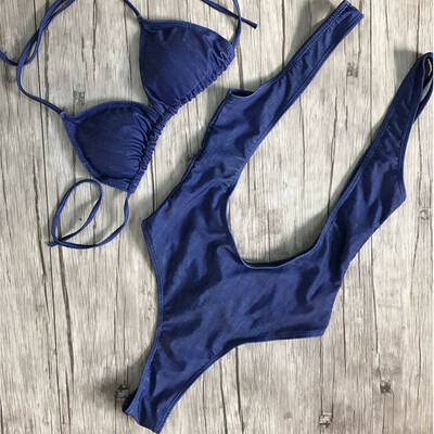 

Women Bikini Set Swimsuit High Waist Ladies Bathing Suit Swimwear Beachwear UK