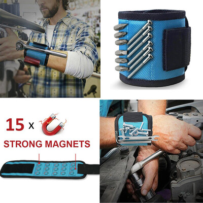 

〖Follure〗Magnetic Wristband Pocket Tool Belt Pouch Bag Screws Holding Working Helper