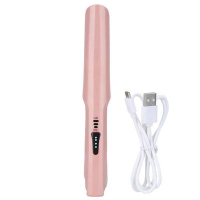 

Greensen 2 In 1 Wireless Mini Hair Curler Straightener USB Charging Electric Hair Styler Styling Tool