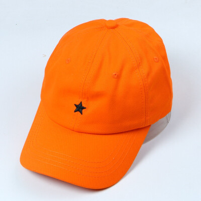 

Korean Simple Hat New Spring&Summer Female Baseball Cap Letter Embroidery Pentagon Star Outdoor Leisure