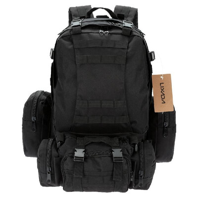 

Lixada Outdoor Multifunction Military Tactical Backpack with MOLLE Webbings Rucksack Sports Camping Travel Hiking Bag