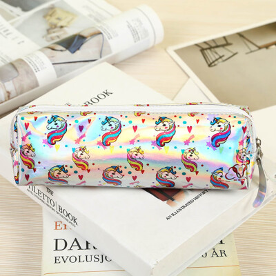 

Pencil Case Creative Cute Pencil Cases Bag Organizer with Zipper Large Capacity Colorful Laser
