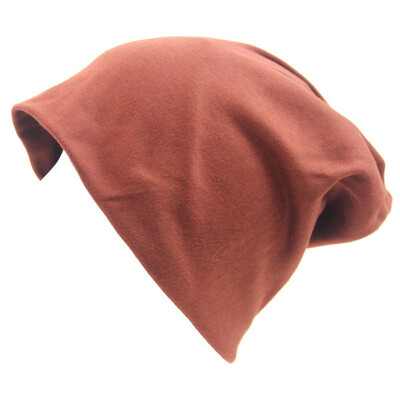 

Autumn&Winter New Women Unisex Knitted Cotton Hat Sports Street Style Solid Color Hip Hop Casual Loose Button Lazy Hat
