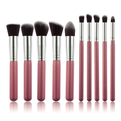 

10pcs Professional Makeup Brush Set Cosmetic Brushes Foundation Eyeshadow