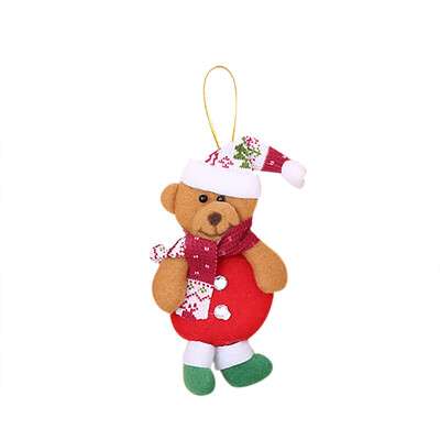 

〖Follure〗Christmas Ornaments Gift Santa Claus Snowman Tree Toy Doll Hang Decorations