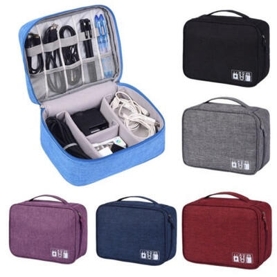 

Electronic Accessories Cable Organizer Bag Travel USB Charger Storage Case