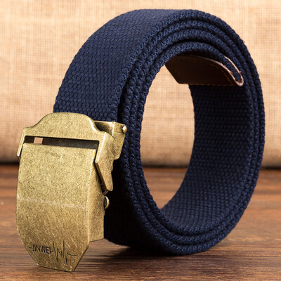 

Canvas belt Quality Alloy Automatic buckle weaving Canvas Men belt outdoor casual Men&Women belt 110-140cm