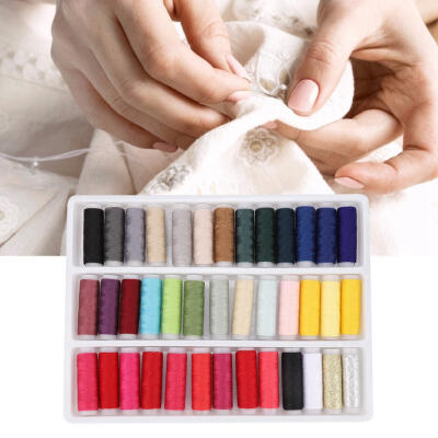 

Greensen 39 Colors Durable Sewing Thread Set for Sewing Machine Embroidery Stitching Accessories