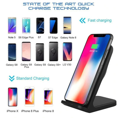 

Wireless Charger Fast Charging Stand Dock with Cooling Fan for iPhone