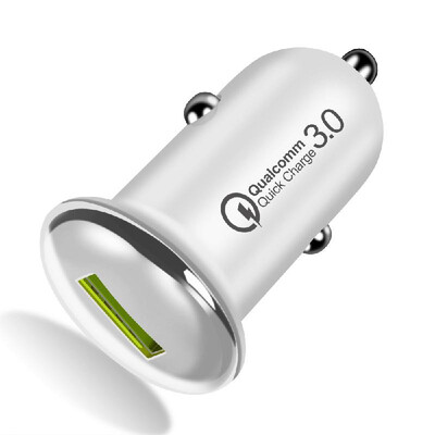 

Quick Car Charger With USB Port Fast Charging Travel Charger Adapter Mobile Phone Charger For iPhone Samsung Tablet