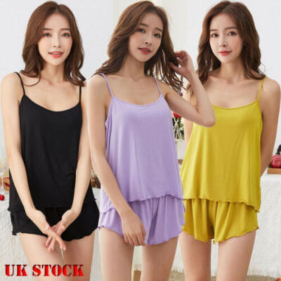 

Womens Sleepwear Babydoll Lingerie Nightwear Tank Top Shorts Pjs Pyjamas Set