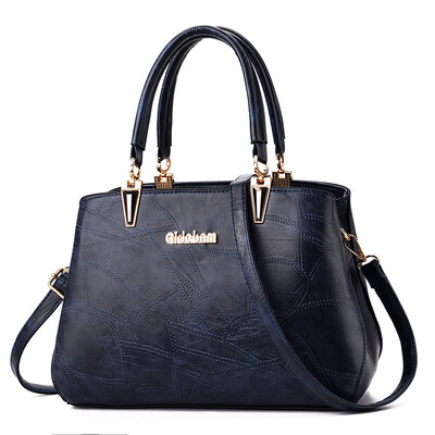 

Big Girl Spring&Summer European&American Retro Fashion Simple Large Capacity Handbag with One Shoulder Slanting Mothers B