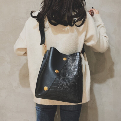 

Tailored 2Pcs Fashion Women Alligator Leather Crossbody Bags Messenger Handle Bag