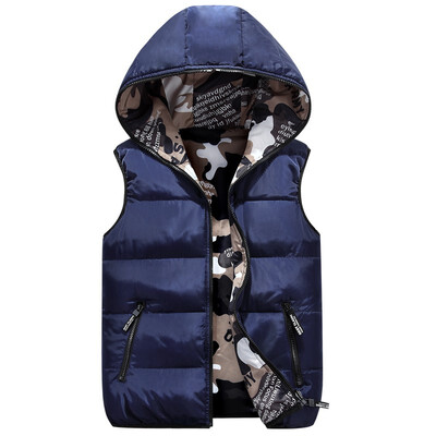 

YONGNUOMENGXUAN Down cotton vest double-sided parent-child equipment 14453