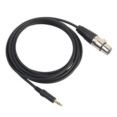 

XLR 3Pin Female to 35mm TRS Male Audio Cable Microphone Cord for Phone